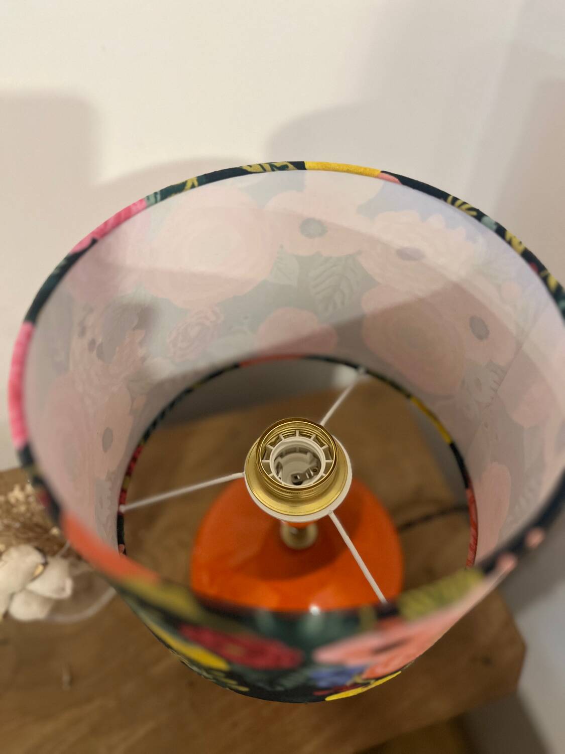 Restored vintage lamp