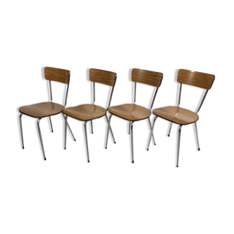 Set of 4 formica dining chairs