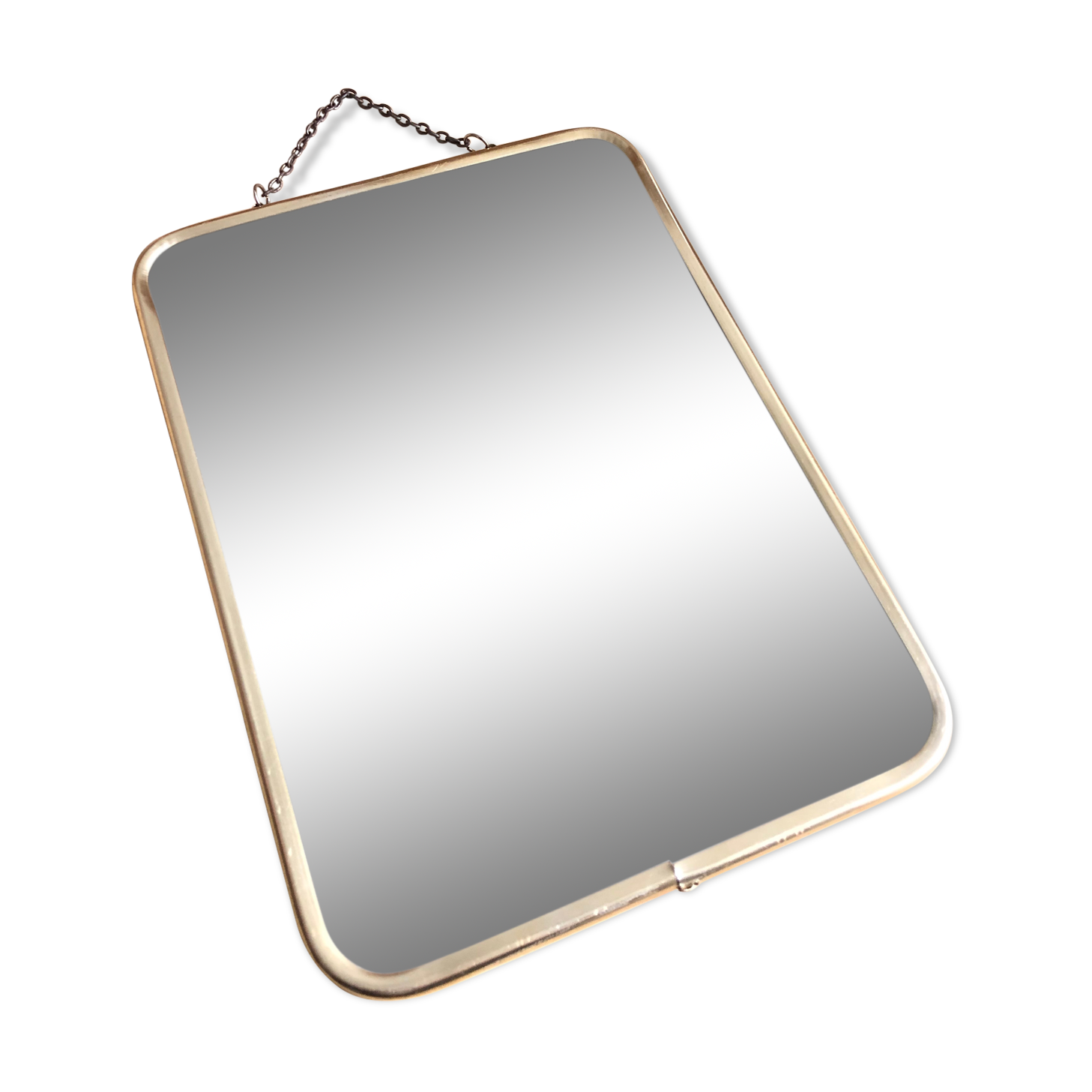 Miroir de barbier dire 24 X 18 cm