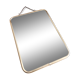 Miroir de barbier dire 24 X 18 cm