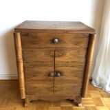 Art deco sideboard in walnut veneer