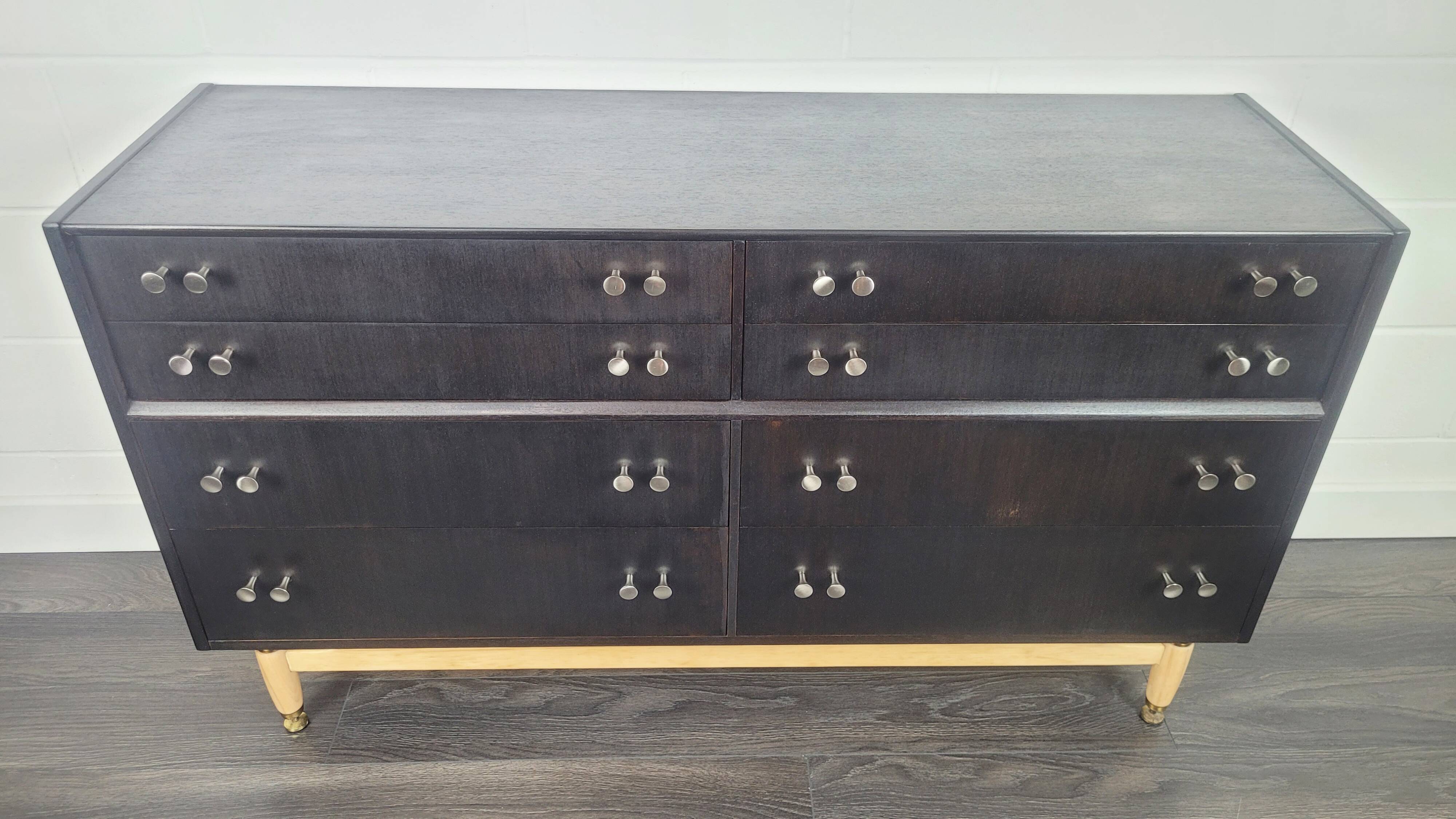 G-Plan Black Double Chest of Drawers, 1960s