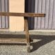 Solid wood bench, French artisanal craftsmanship.