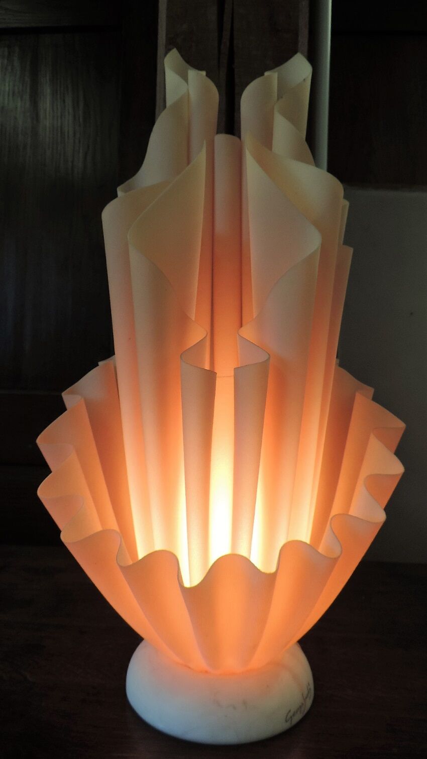 Lampe modèle Athena de Georgia Jacob 1970