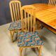 Dining table (extendable) set Kilde Møbel, 1980s, Danish