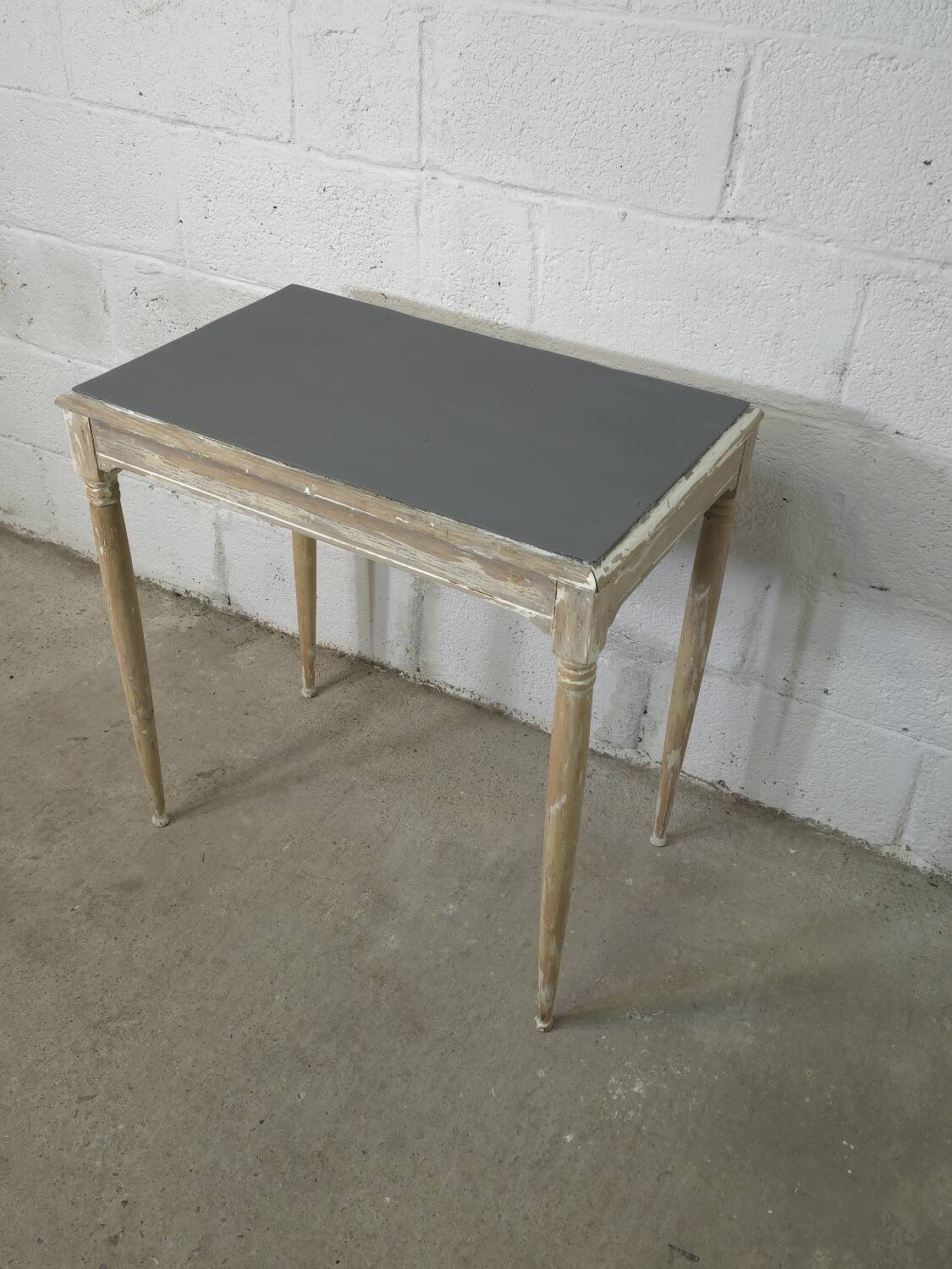 Upcycled antique side table