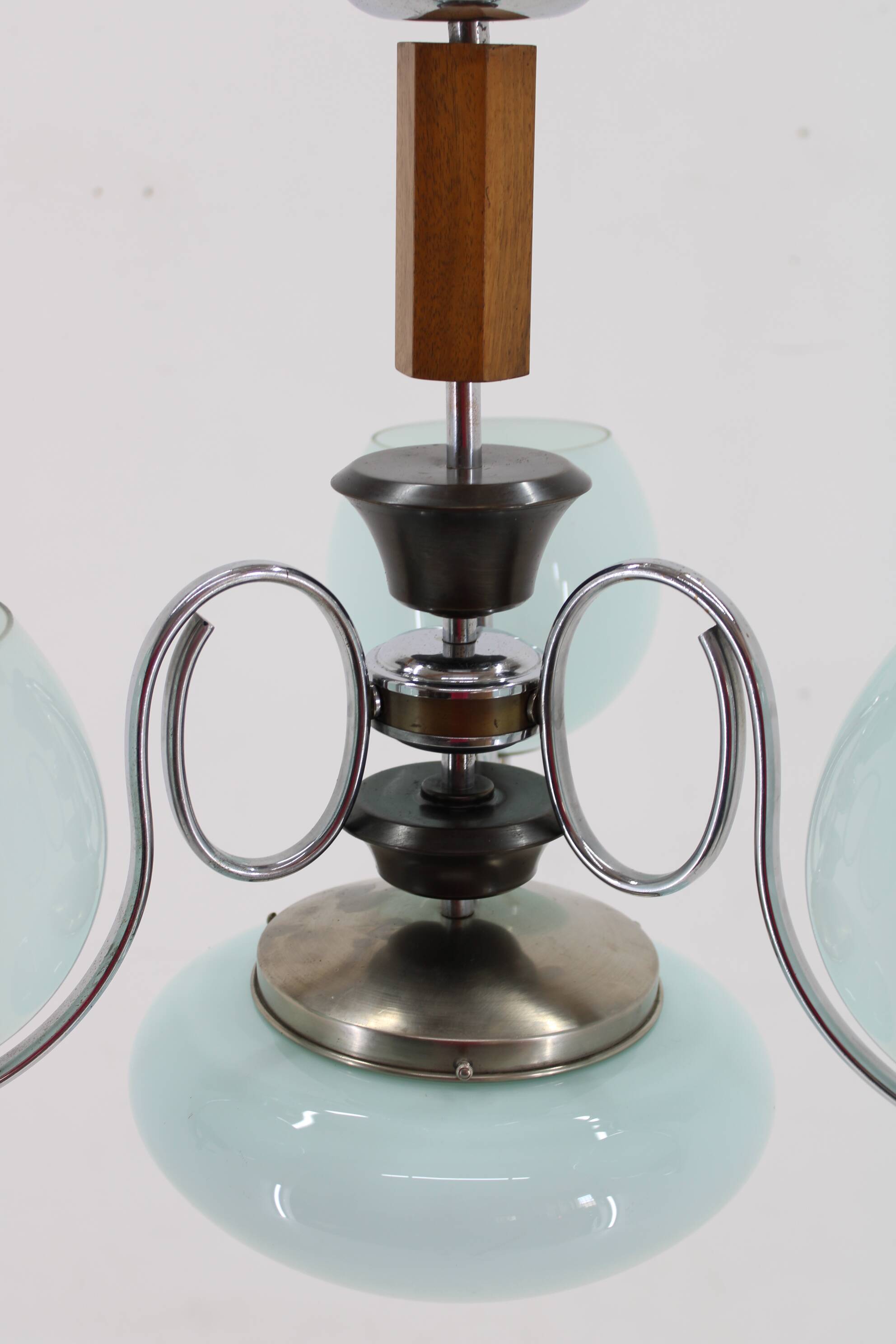 1930s Art Deco Chandelier ,Czechoslovakia