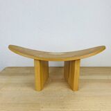 Wooden meditation stool