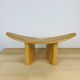 Wooden meditation stool