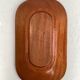 Tray in solid exotic wood