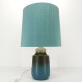 Scandinavian blue ceramic lamp Tilgmans Keramik 1960