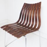Vintage Set Of 4 Scandinavian Rosewood ' Scandia ' Dining Chairs By Hans Brattrud For Hove Mobler No