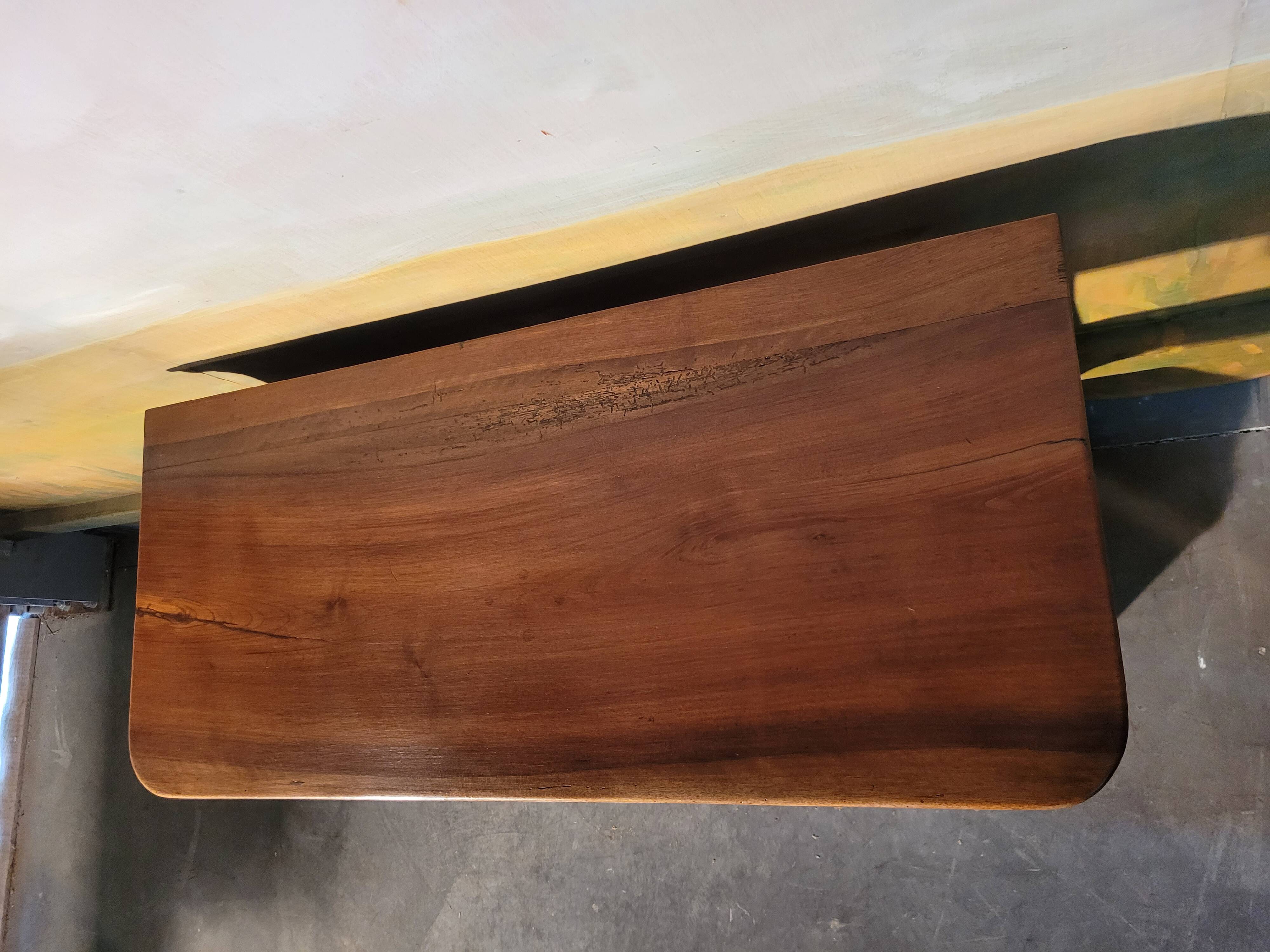 Restoration period mahogany console