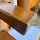 Rustic solid oak farmhouse coffee table 1950