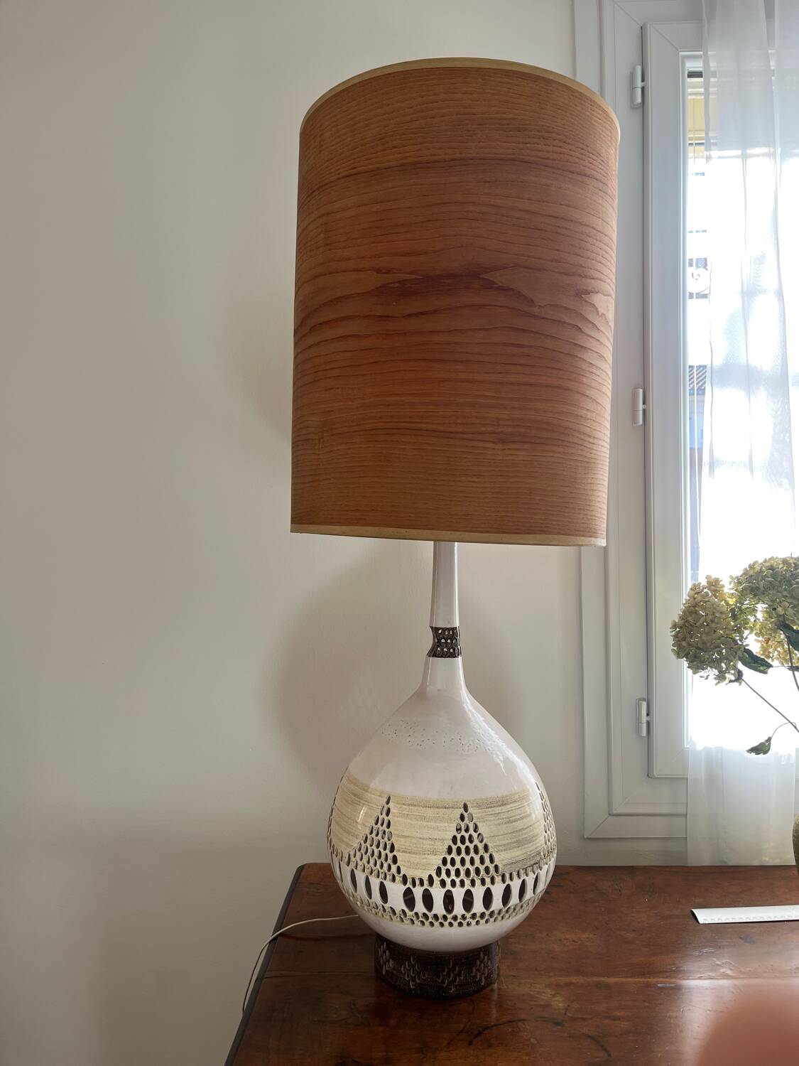 Ceramic lamp G. Pelletier 1960