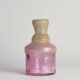 Unique Bubblegum Pink and Yellow Art Glass Vase by Milan Vobruba, Sweden 1980s