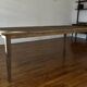 Farm table in solid oak, antique Provence - 300 cm in length.