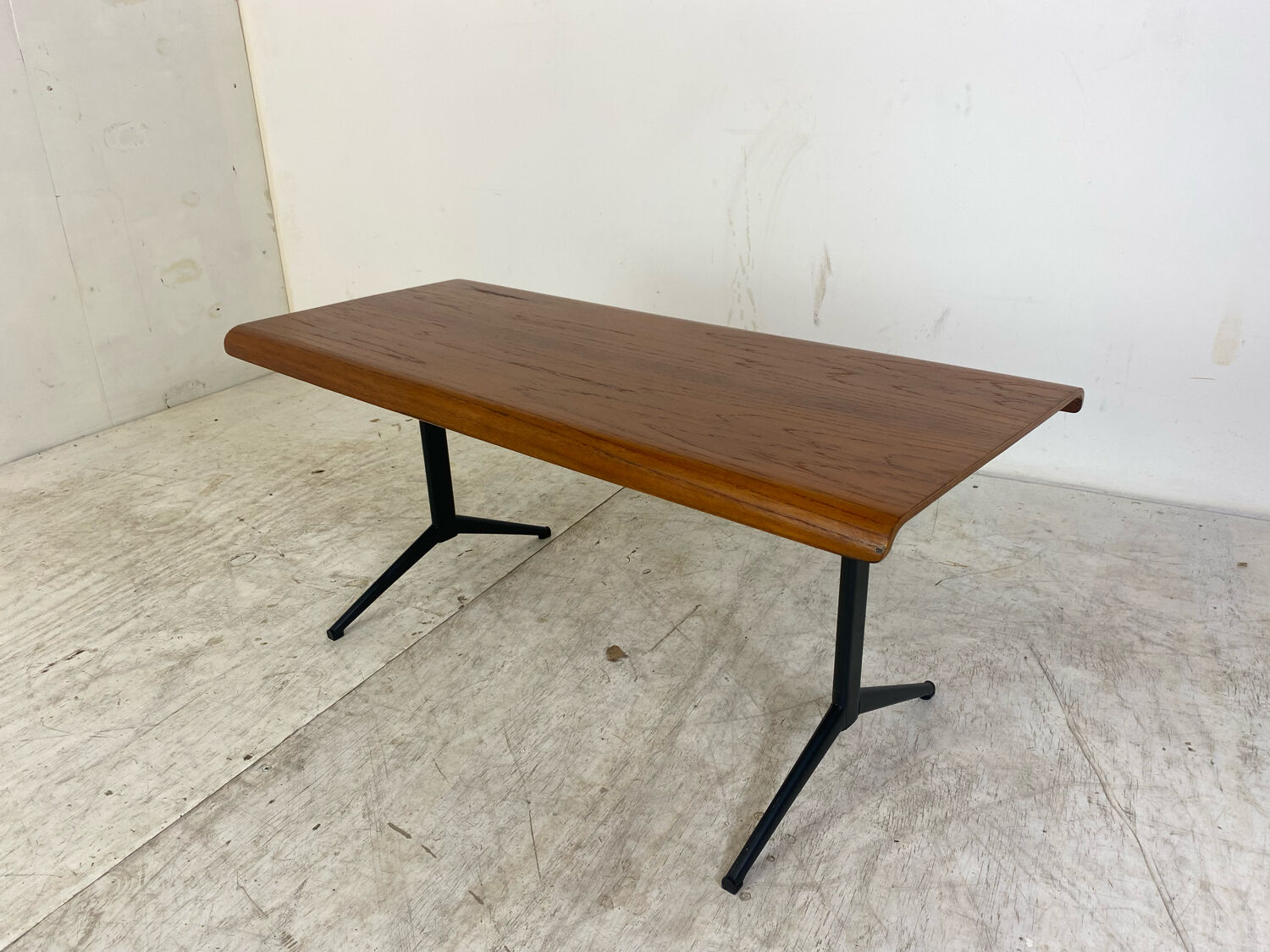 Teak and metal coffee table by Friso Kramer for Auping 1960s