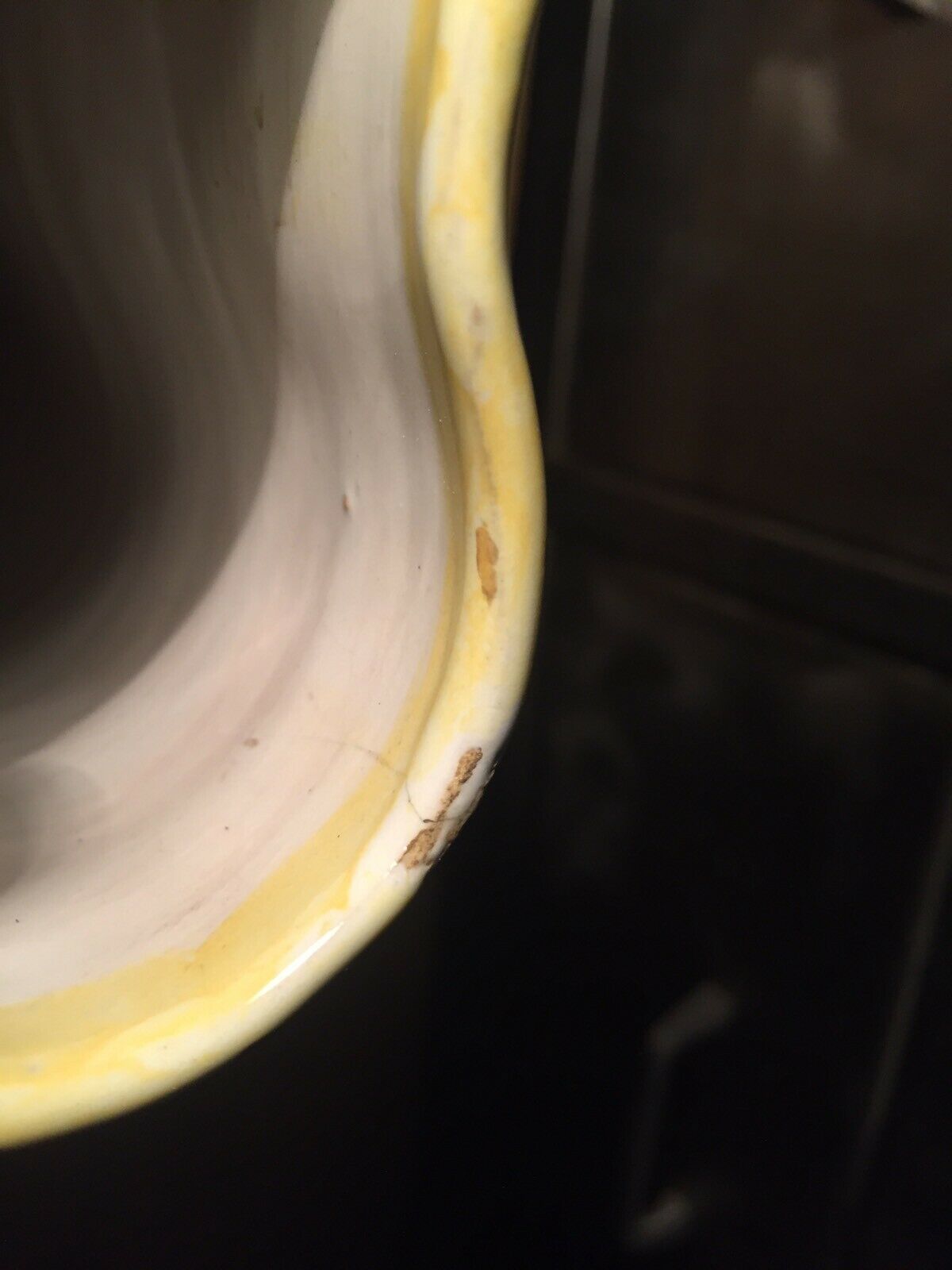 Vintage ceramic vase Italy