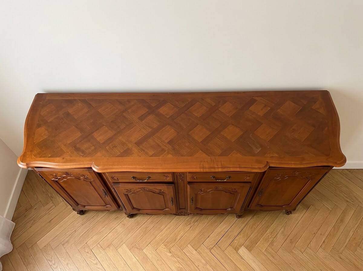 Louis XV style buffet in solid wood