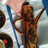 Ceramic coffee service Quimper Quercy