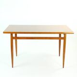 Table à manger en acajou, Tchécoslovaquie 1970