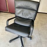 Executive desk by Guido Faleschini and armchair by Matteo Grassi