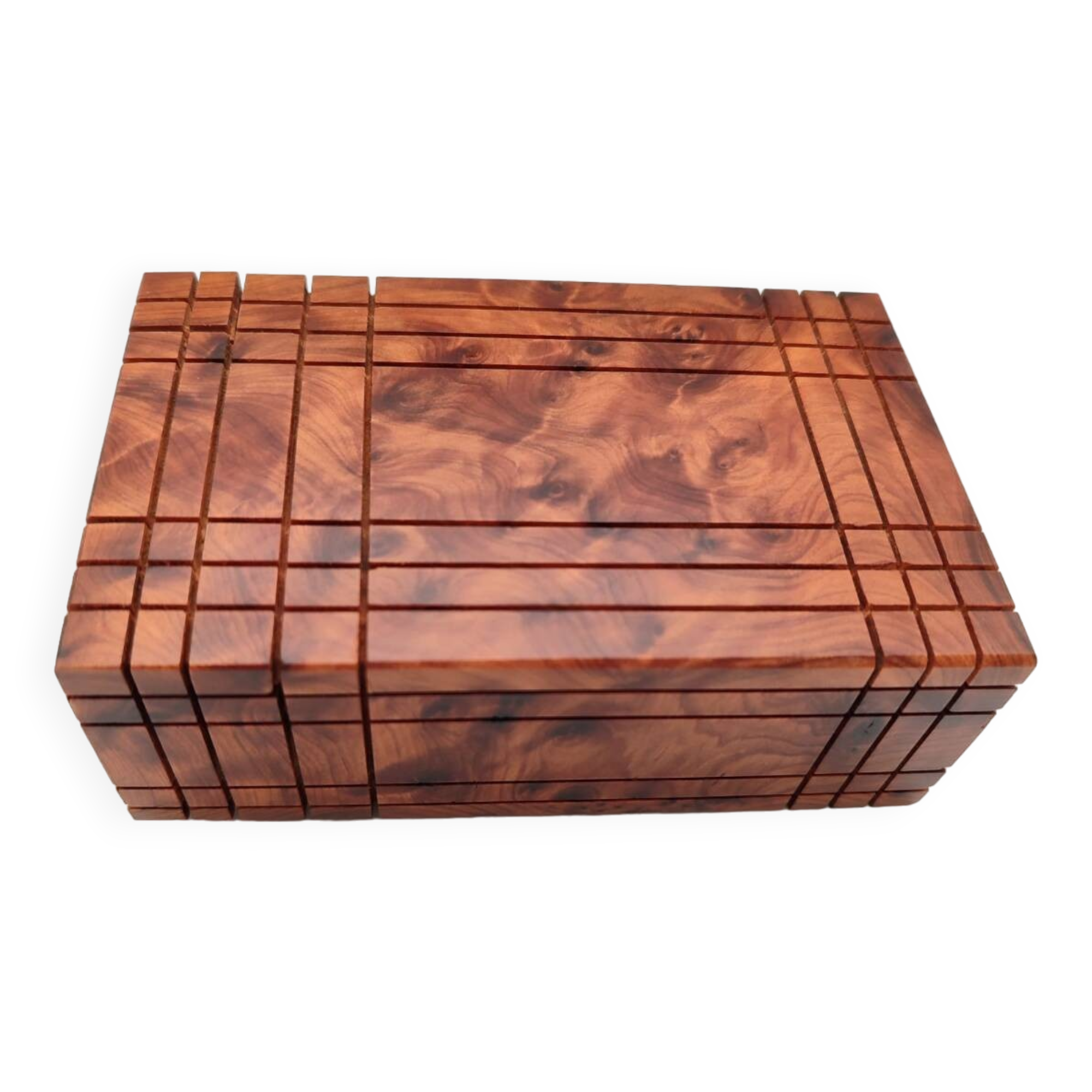 Secret box made of noble thuya wood