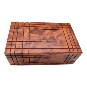 Secret box made of noble thuya wood