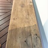 Solid oak console
