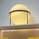 Garrault Delord Prisunic Monoprix design lamp limited edition 210 copies signed vintage Space Age opaline