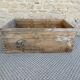 wooden storage box, Poulain chocolate