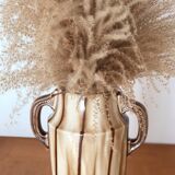 Art Deco slip vase, signed Louis Gueule