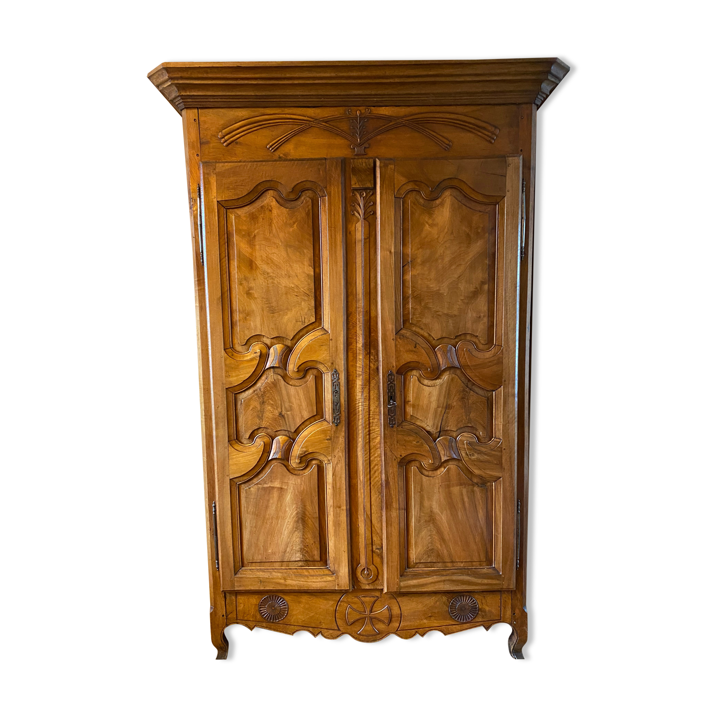 Solid walnut cabinet