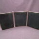 Miroir de barbier triple ancien 58x25cm