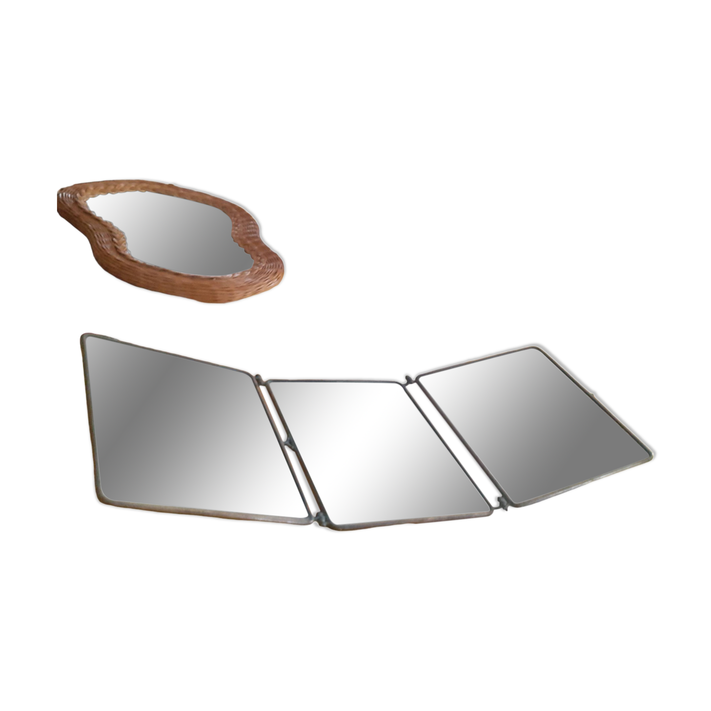 Barber triptych mirror, 1920s