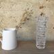 Vintage Cristal d'Arques vase in frosted glass