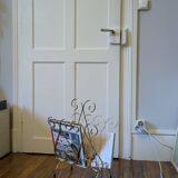 Golden wire magazine rack 1960