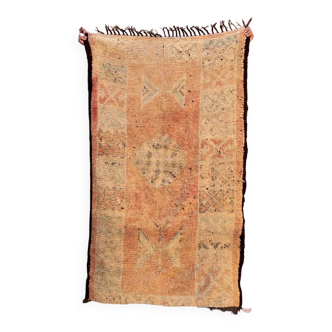 Tapis Marocain  pêche - 105 x 193 cm