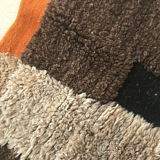 70s wool rug - 95x95cm