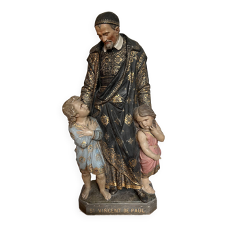 Saint Vincent de Paul church statue