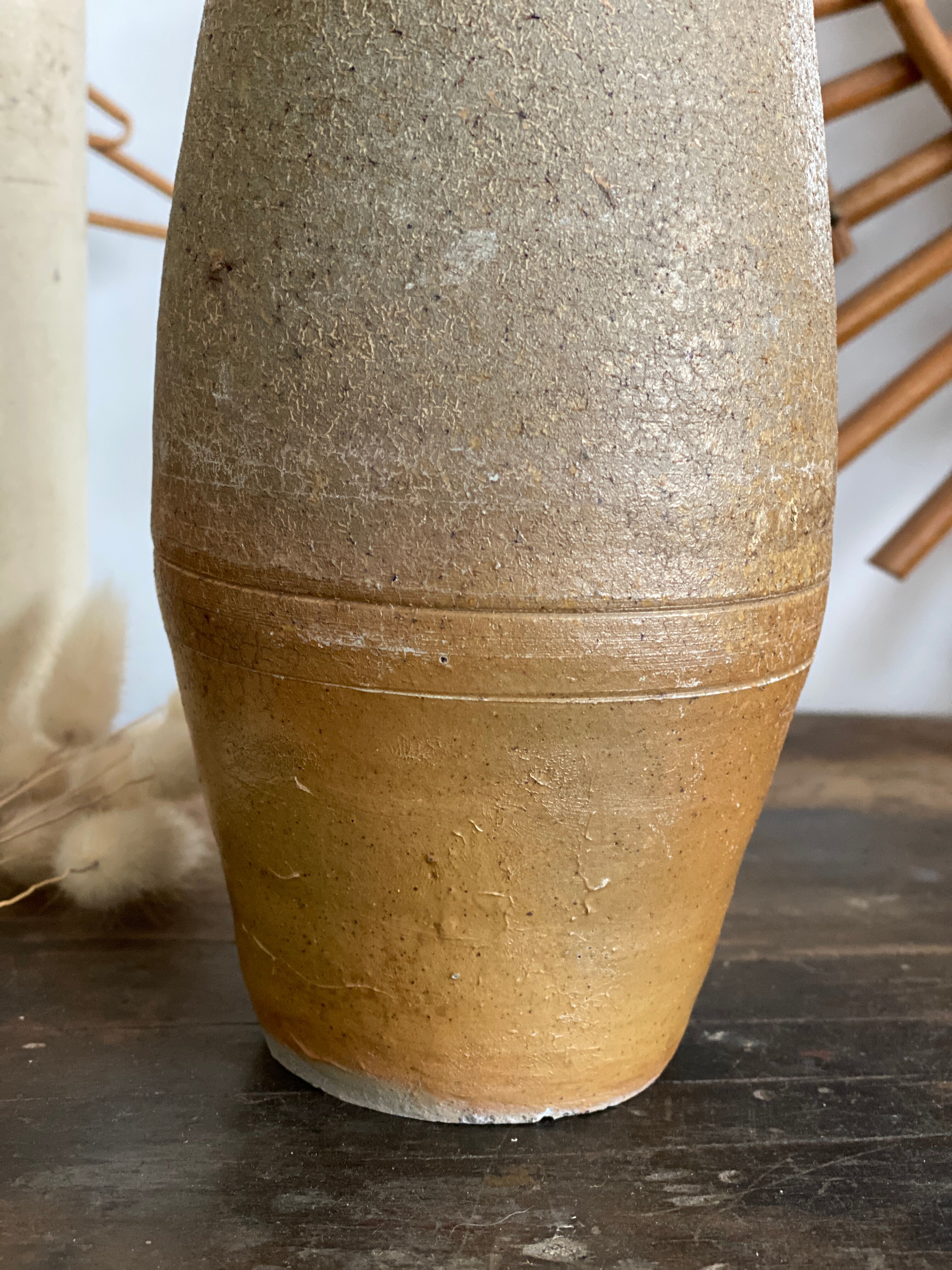 Vintage stoneware vase