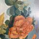 Oil painting on isorel panel Bouquet fleuri signed FAYET twentieth era