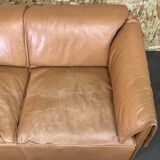 Sofa 2 seater leather sofa niels bendtsen lotus for n. eilersen danish design