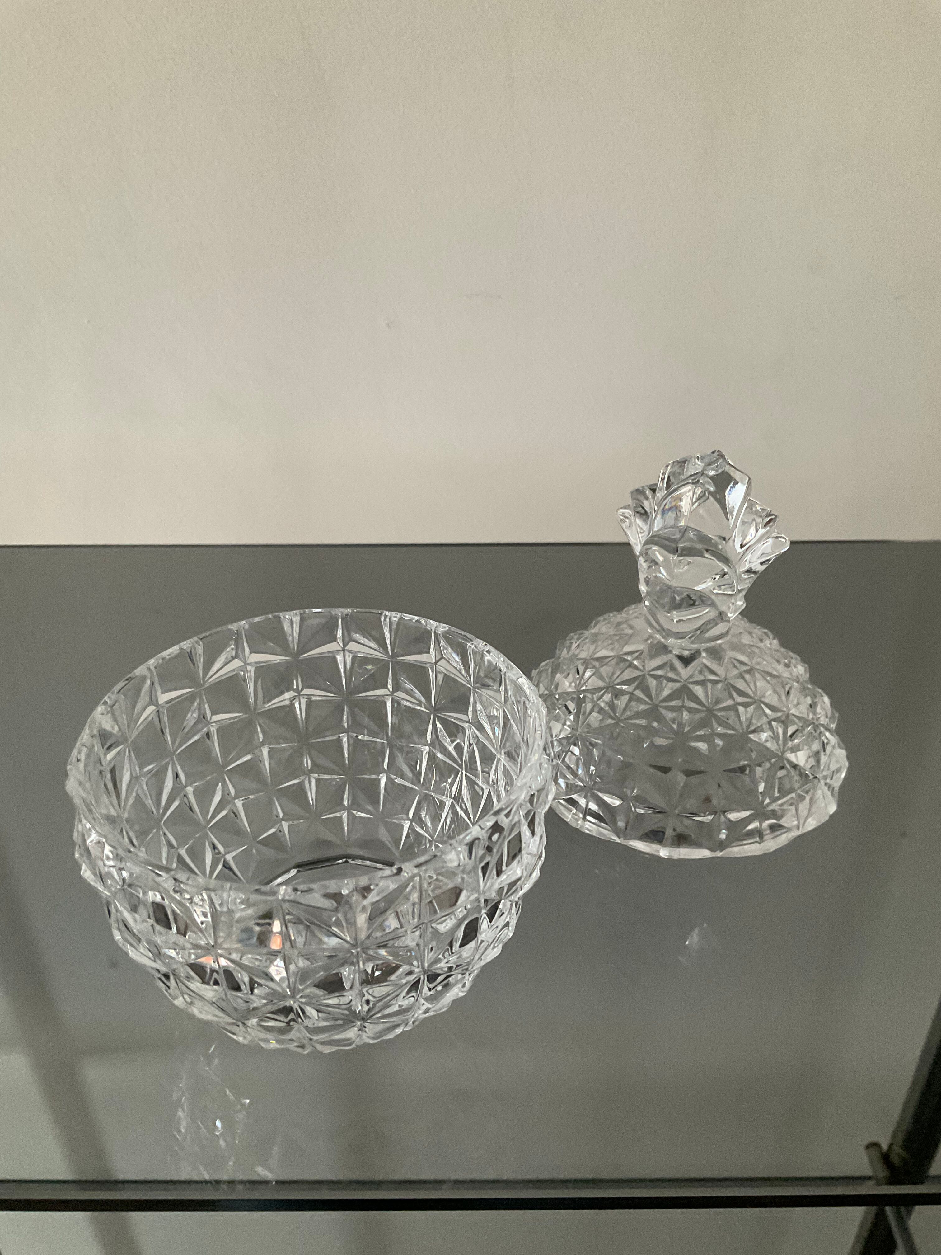 Empty-pocket candy pineapple vintage crystal