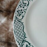 Assiette à dessert Digoin et Sarreguemines 