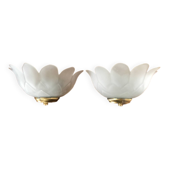 Pair of mathias wall lights