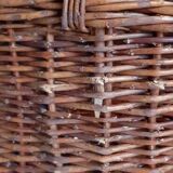 Vintage wicker oval basket