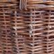 Panier ovale en osier vintage