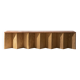 Stone and wood bench